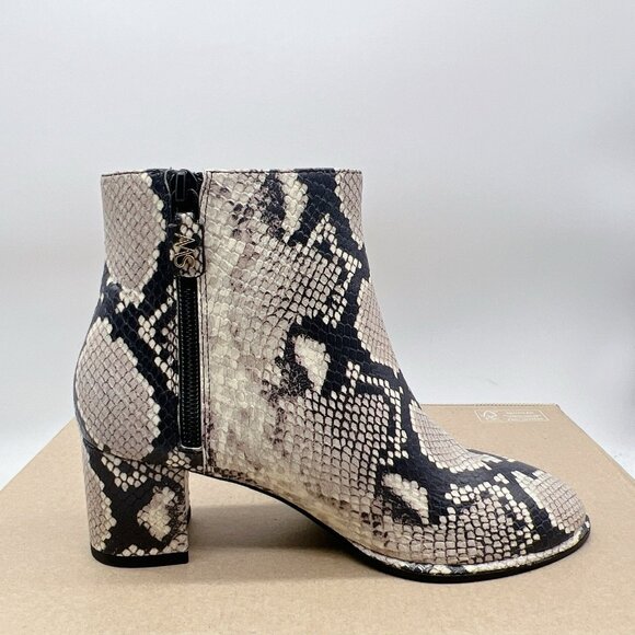 Stuart Weitzman Kiandra PRY-Printed Python Snakeskin Heeled Boots US 5.5 EU 36 - Picture 8 of 12